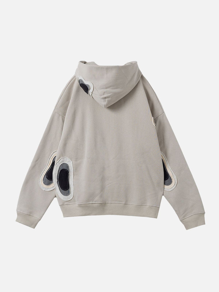 Spot Patchwork Hoodie-rimiro.com