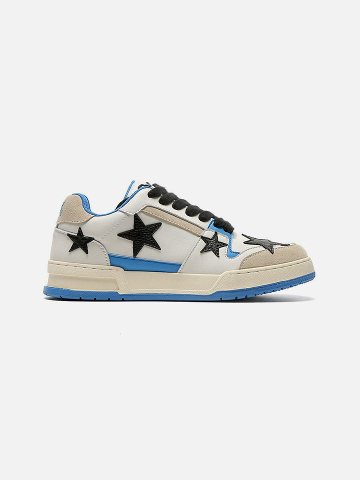 Star Color Blocking Skate Shoes-rimiro.com