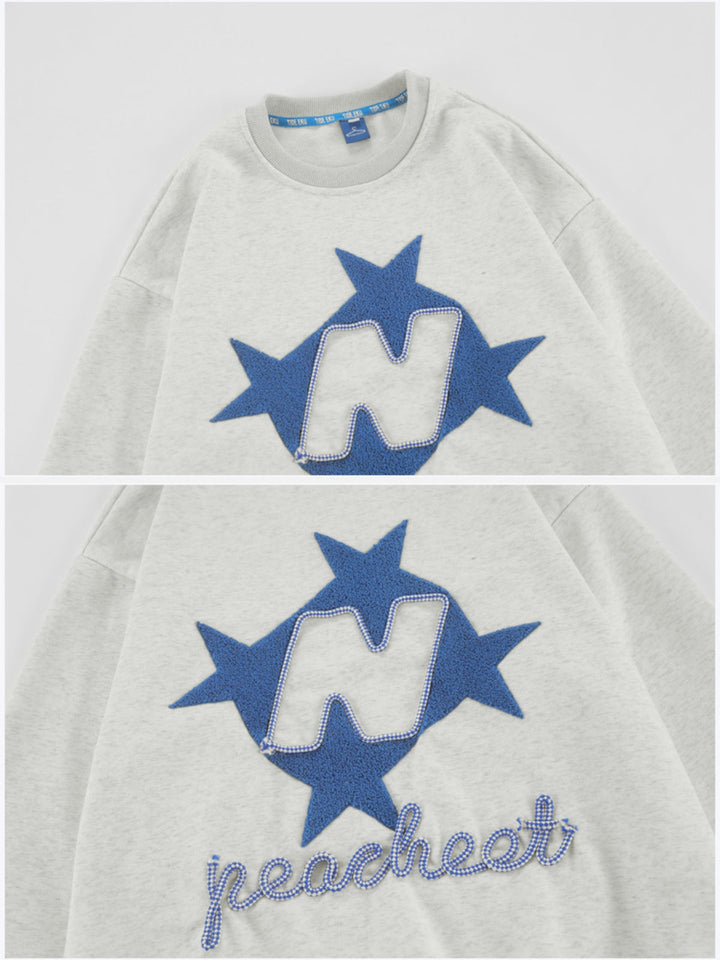 Stellaris Embroidered Sweatshirt-rimiro.com