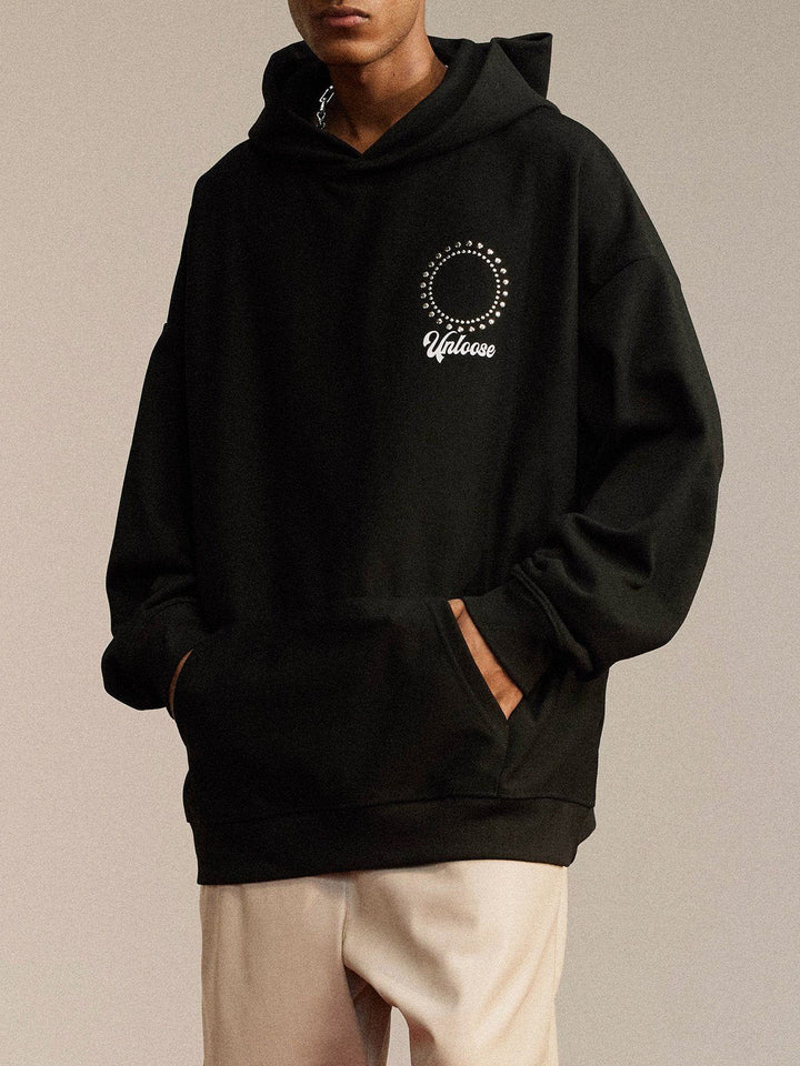 Sunshine Mountain Letter Foam Hoodie-rimiro.com