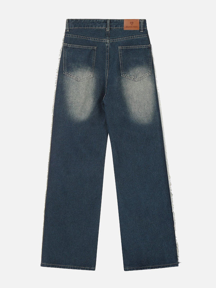 Vintage Fringe Jeans-rimiro.com