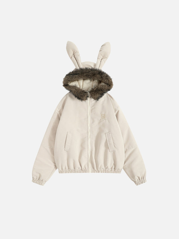 Bunny Ear Hooded Coat