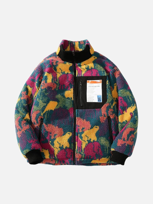 Colorful Animal Reversible Jacket